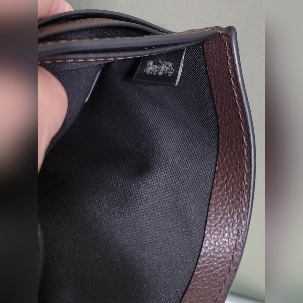 COACH Brown Leather Wallet - Picture 9 of 12